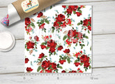 Rose Flower Patterned Adhesive Vinyl 294